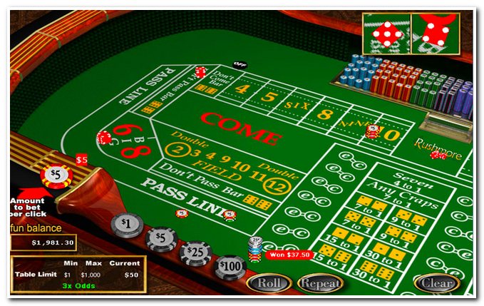 Играйте в Крэпс бесплатно на нашем сайте Парвила игры в Крэпс